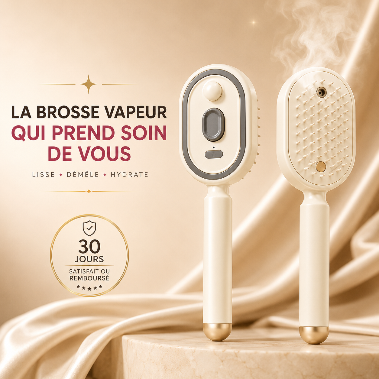 La Brosse Vapeur 3 en 1 qui transforme vos cheveux